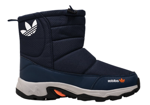 Сапоги дутики Adidas Winter Black Blue